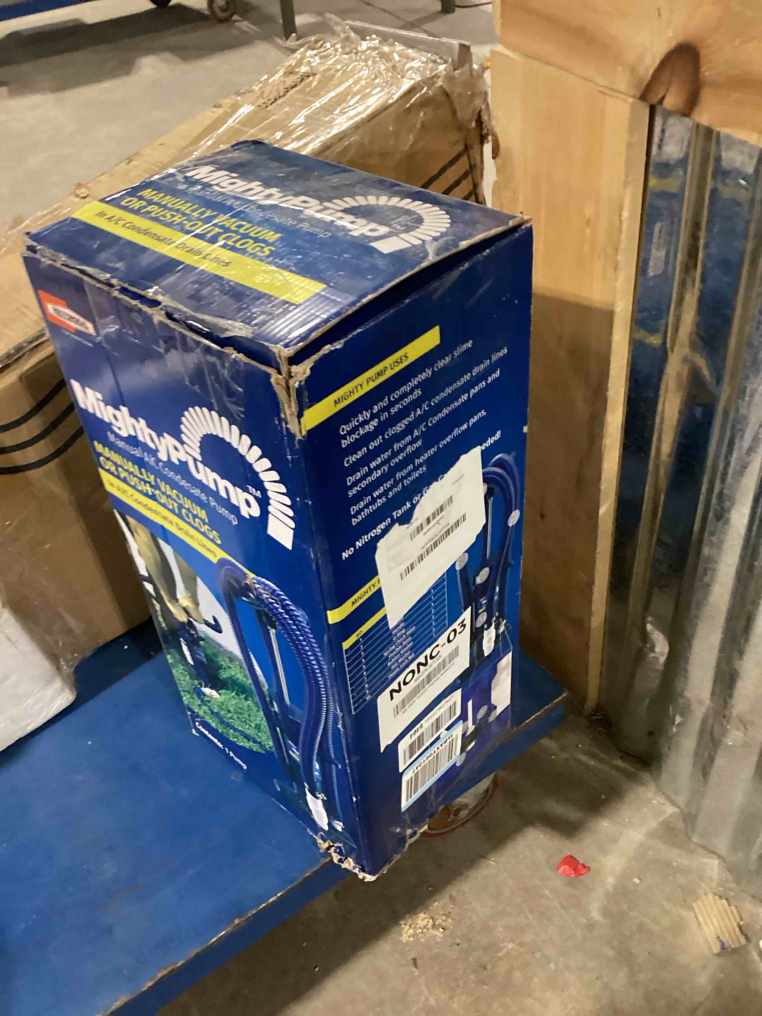 Condition photo showing Good Condition for RectorSeal Mighty Pump 97795 Hand Operated A/C Condensate Pump, Easy Application, Lightweight & Heavy Duty PVC, Clears Slime, Mold, and Dirt, Easy Application, HVAC Line Pump