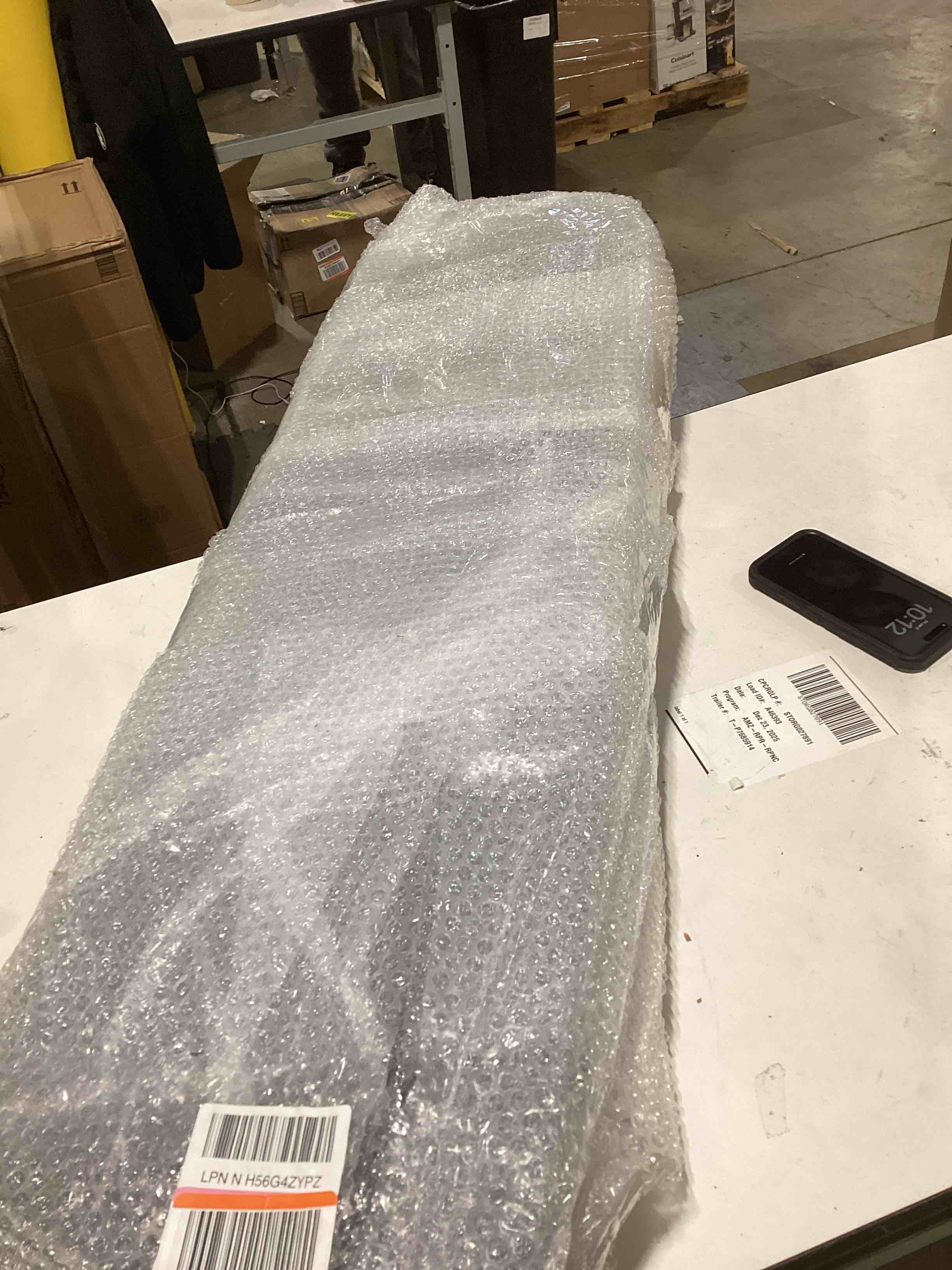 Condition photo showing Good Condition for Plank+Beam Forma Console Table, 46 Inch, Solid Wood Sofa Table, Entryway Table for Hallway, Narrow Behind The Couch Table, Console Tables for Entryway, Living Room, Foyer, Easy Assembly, Black