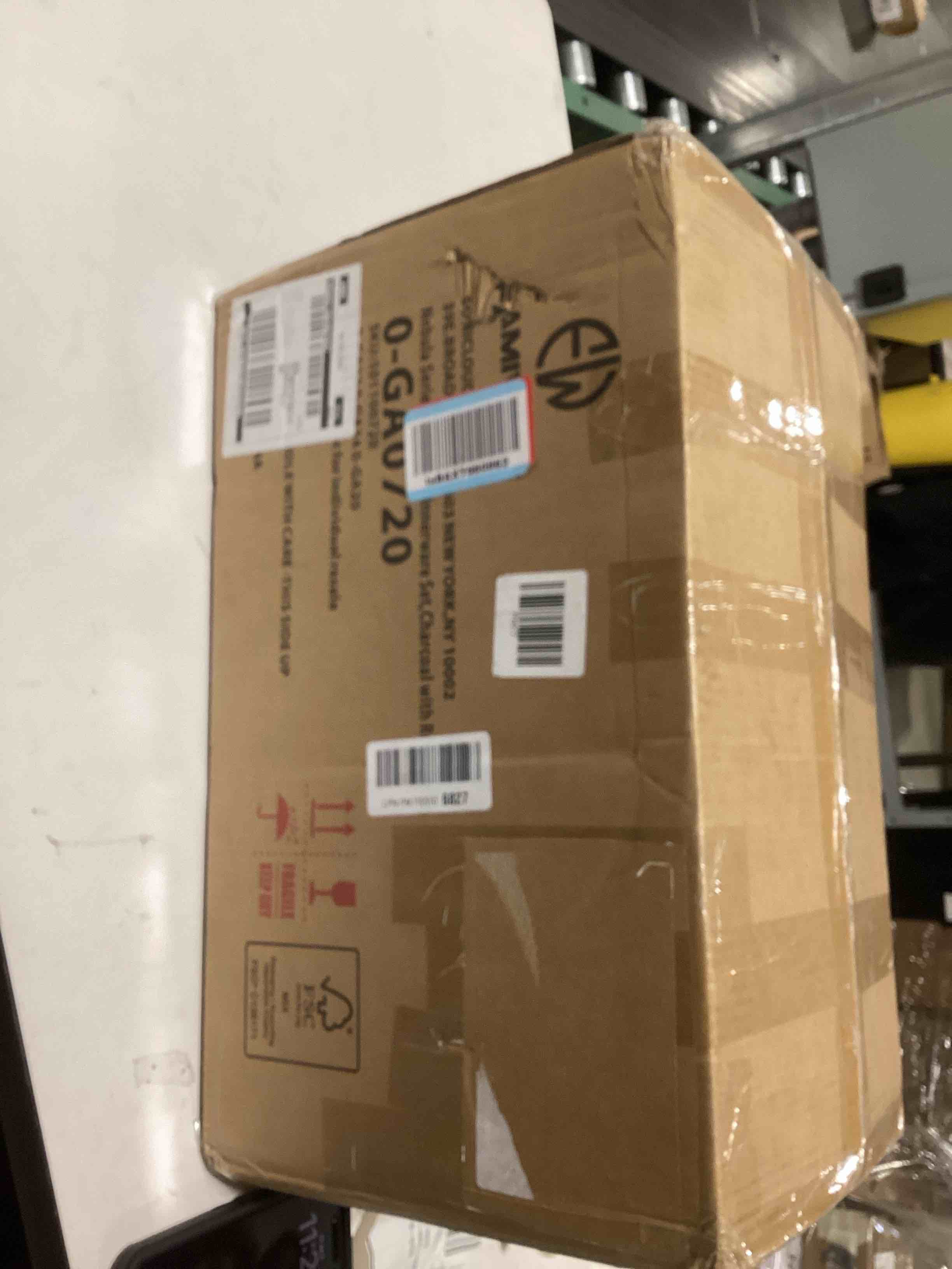 Famiware Nebula Ridge Stoneware Dinnerware Sets for 6, Plates and Bowls Sets, 18 Pieces Dishes Set, 