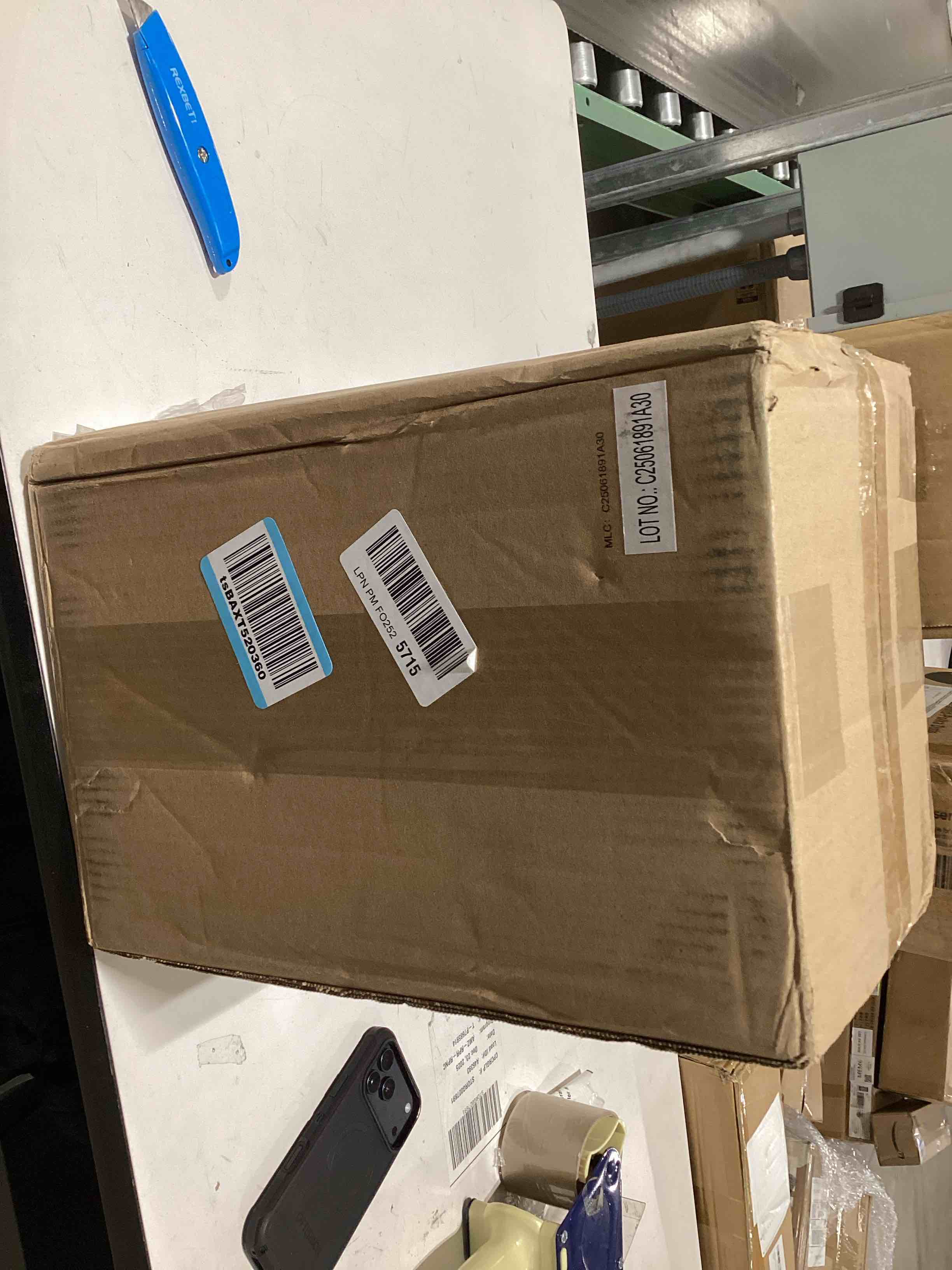 Condition photo showing Good Condition for Amazon Basics 12 Cup Drip Coffee Maker, Coffee Machine with Glass Coffee Pot (1.9 Qt), Auto Shut-off, Auto Pause, Removable Filter Basket, Black & Silver 12-Cup Non-Programmable - New Model