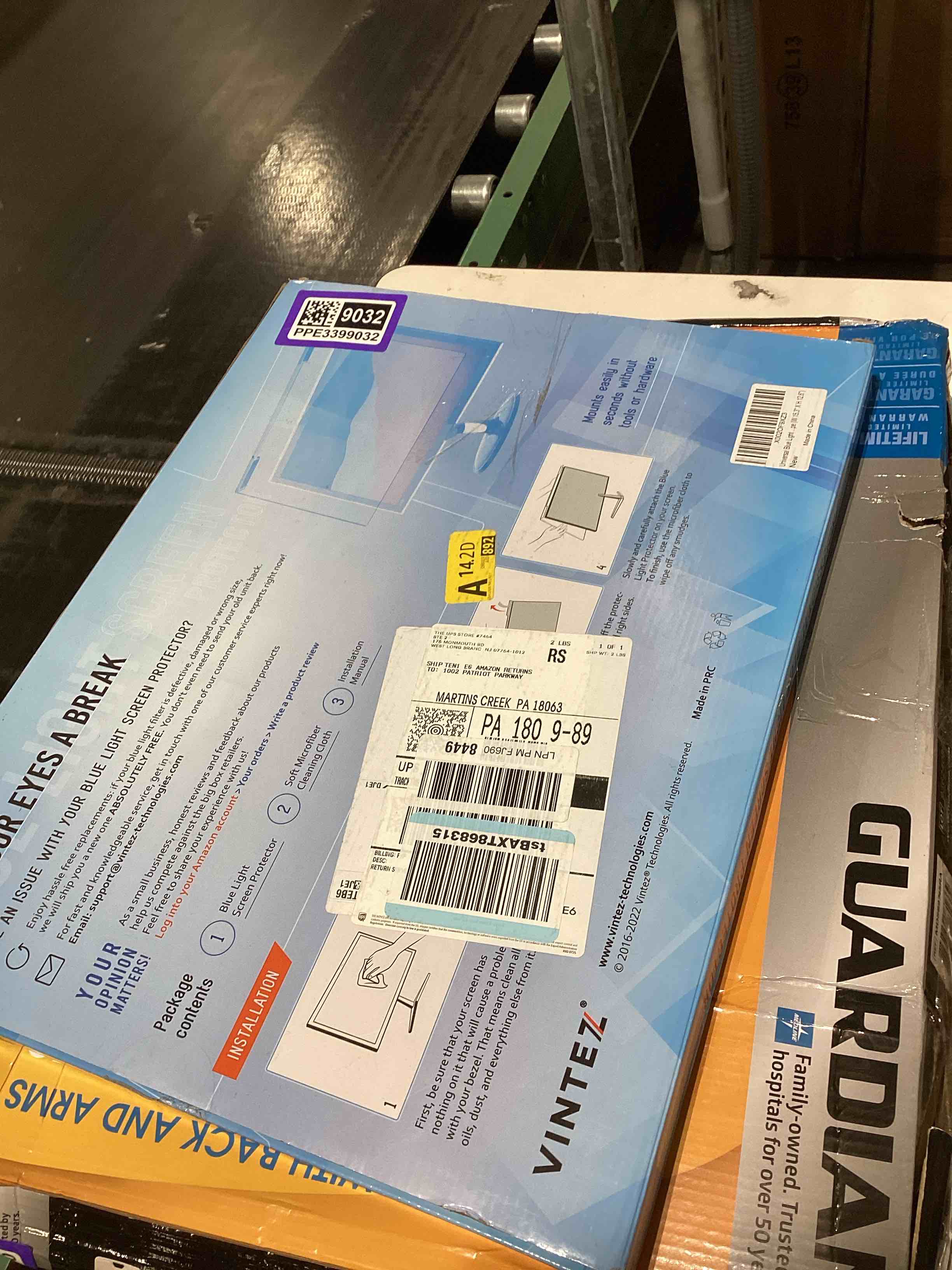 Condition photo showing Good Condition for VINTEZ Blue Light Screen Protector for 17, 17.1, 18.1, 19 Inch Computer Monitor and Laptop – Anti-UV Blue Light Blocking Film for Desktop PC, Eye Protection Filter, 15.3" x 12.6", 1 Pack 1 Pack 17"-19'' DIAGONAL (5:4)