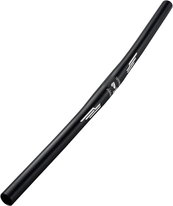 1inch/25.4mm Straight Bike Handlebars Rise(30mm 50mm 70mm 90mm) MTB Handlebar-Fits 25.4mm Stems -Aluminum Alloy Mountain Bike Bicycle 640 mm Length -Flat - Black
