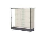 ((Incomplete box)) Colossus Series Trophy Display Case Back Type: Plaque Fabric, Frame Finish: Dark Bronze, Size: 66" H x 72" W x 20" D