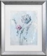 Airy Blooms I by Danhui Nai - Painting Size: 27.5" H x 21.5" W x 0.75" D, Format: Silver Framed