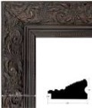 Bankhead wood enbossed picture frame set of 2 ((Different size 17’ X 20’ and 16’ X 13’)) 