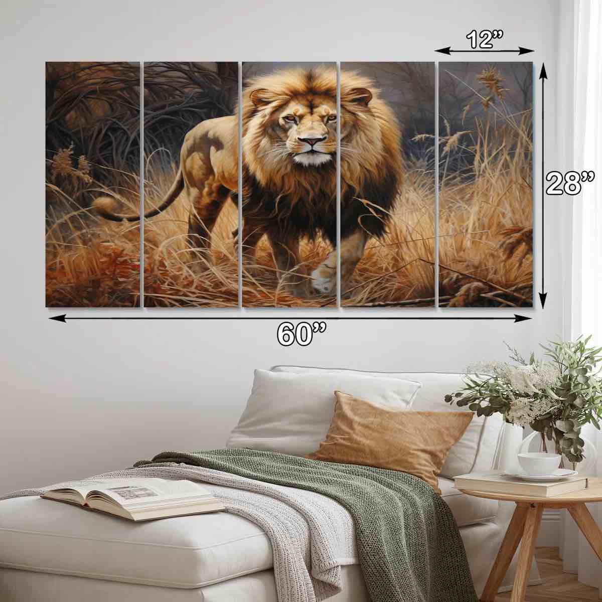 Lion Realistic Wilderness Realistic II