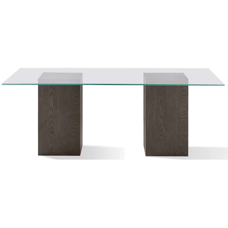 FPMT61T MODESTO RECT GLS TABLE TOP ULTRA CLEAR GLASS