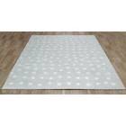 flatweave polka dot area rug, 3x5