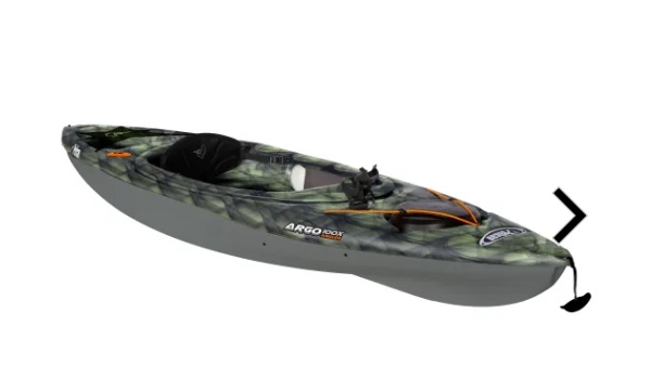 similar, Pelican Premium Argo 100 10 Ft Fade-Muskie/White Angler Kayak