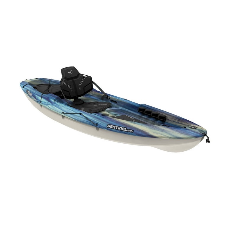 Pelican Sentinel 100X EXO - Sit-on-Top Kayak - Recreational One person Kayak - 10 ft - Night Wave