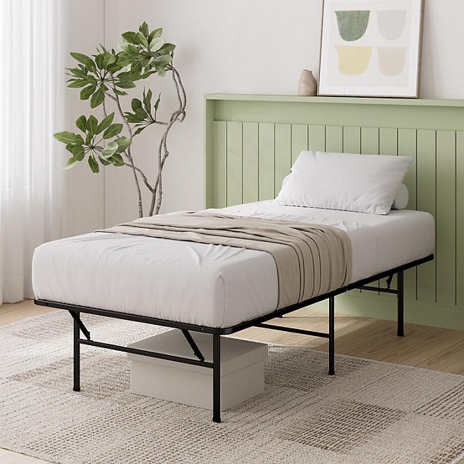 Night Therapy Reinforced SmartBase Platform Bed/Mattress Foundation, Various Sizes( twin)