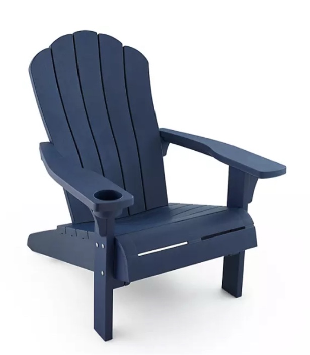 Keter Everest Adirondack Chair with Integrated Cupholder