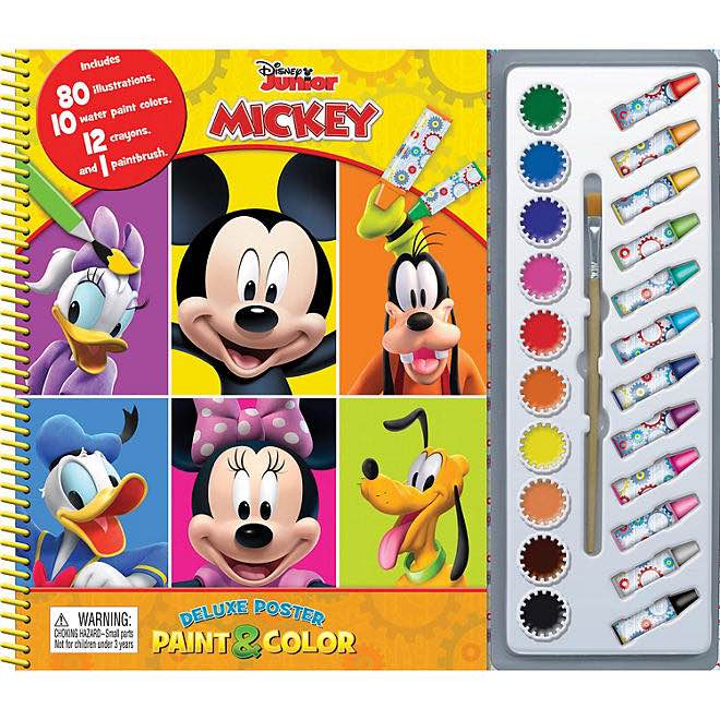 Deluxe Poster Paint & Color: Mickey Mouse Clubhouse, Mixed Media