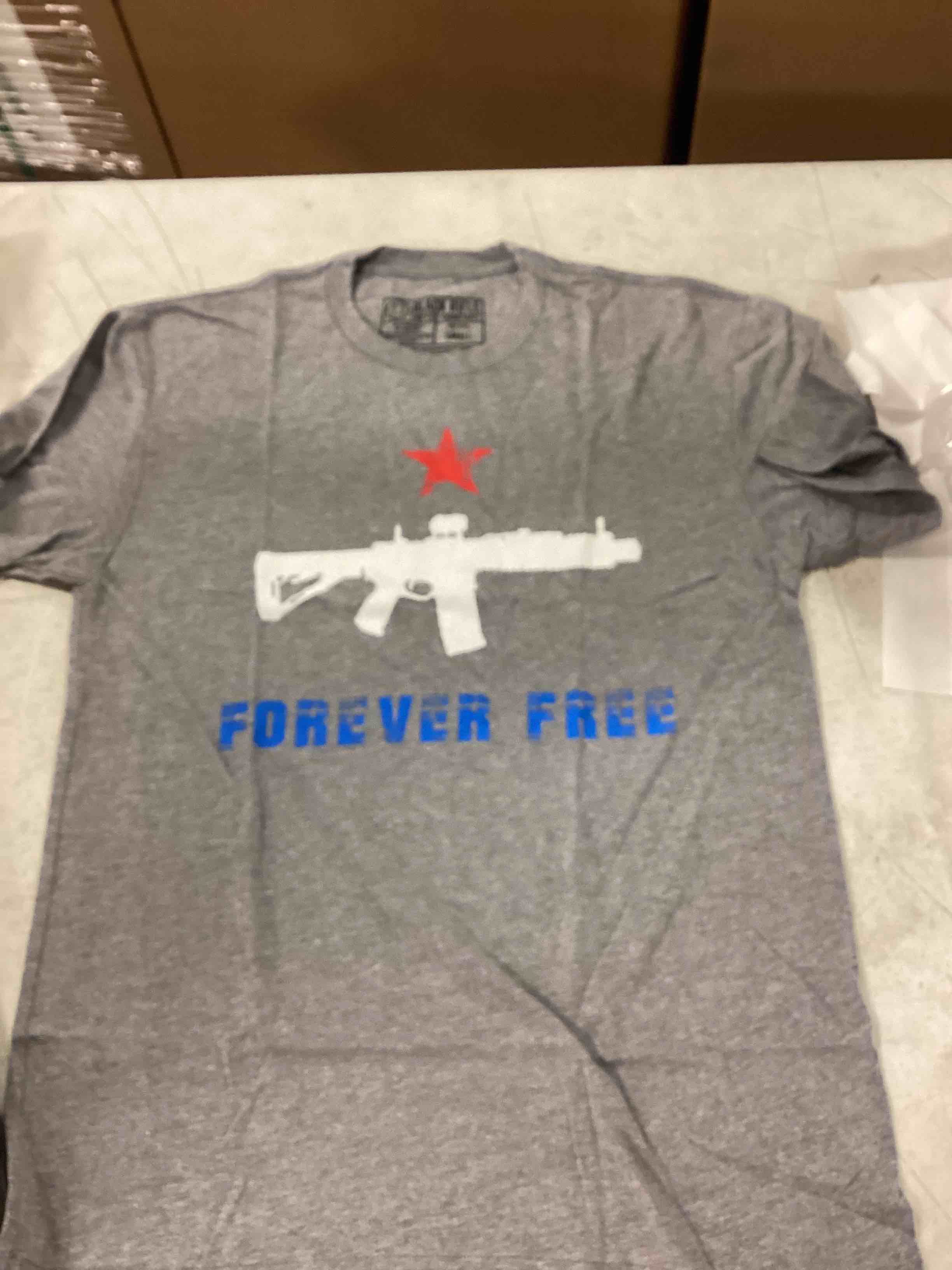 FOREVER FREE TSHIRT, SMALL 