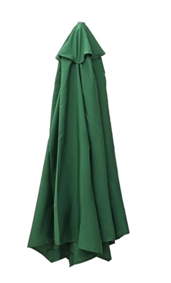  Umbrella Fabric Canopy Cover Replacement Patio Umbrella   ,Green