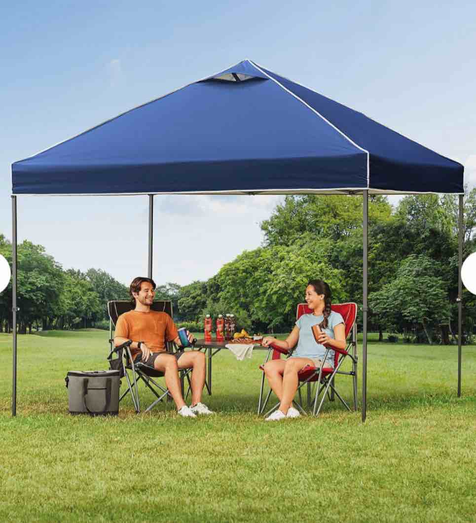 Member's Mark 10'x10' Instant Canopy EasyLift Technology - Blue