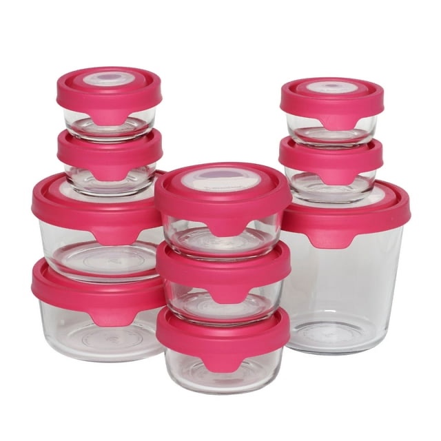 Anchor Hocking TrueSeal 20-Piece Glass Food Storage Containers with Lids Set