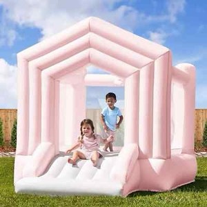 Member's Mark Heavy Duty Indoor/Outdoor Easy Setup Bounce House, Pink