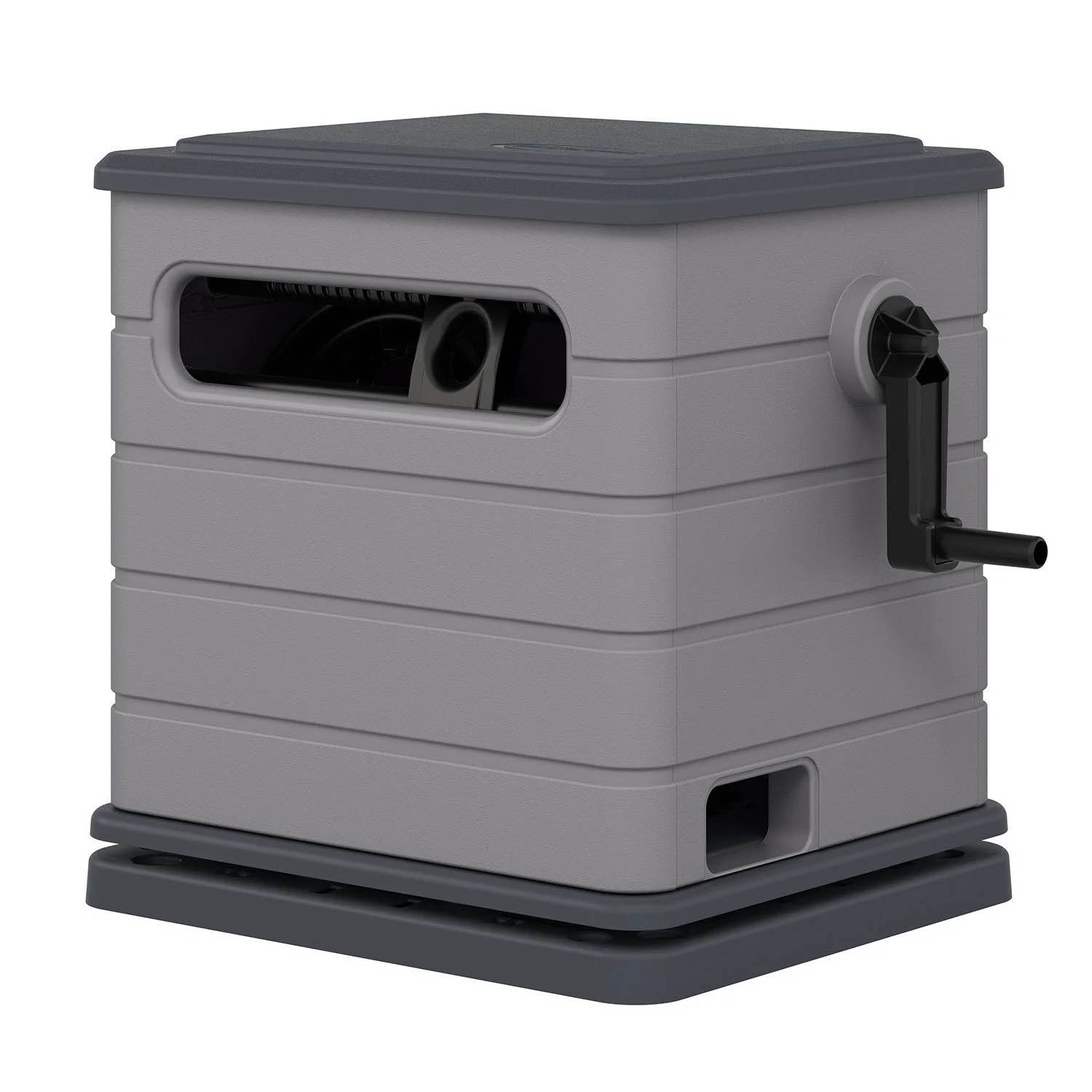 swivel water hose reel hideaway