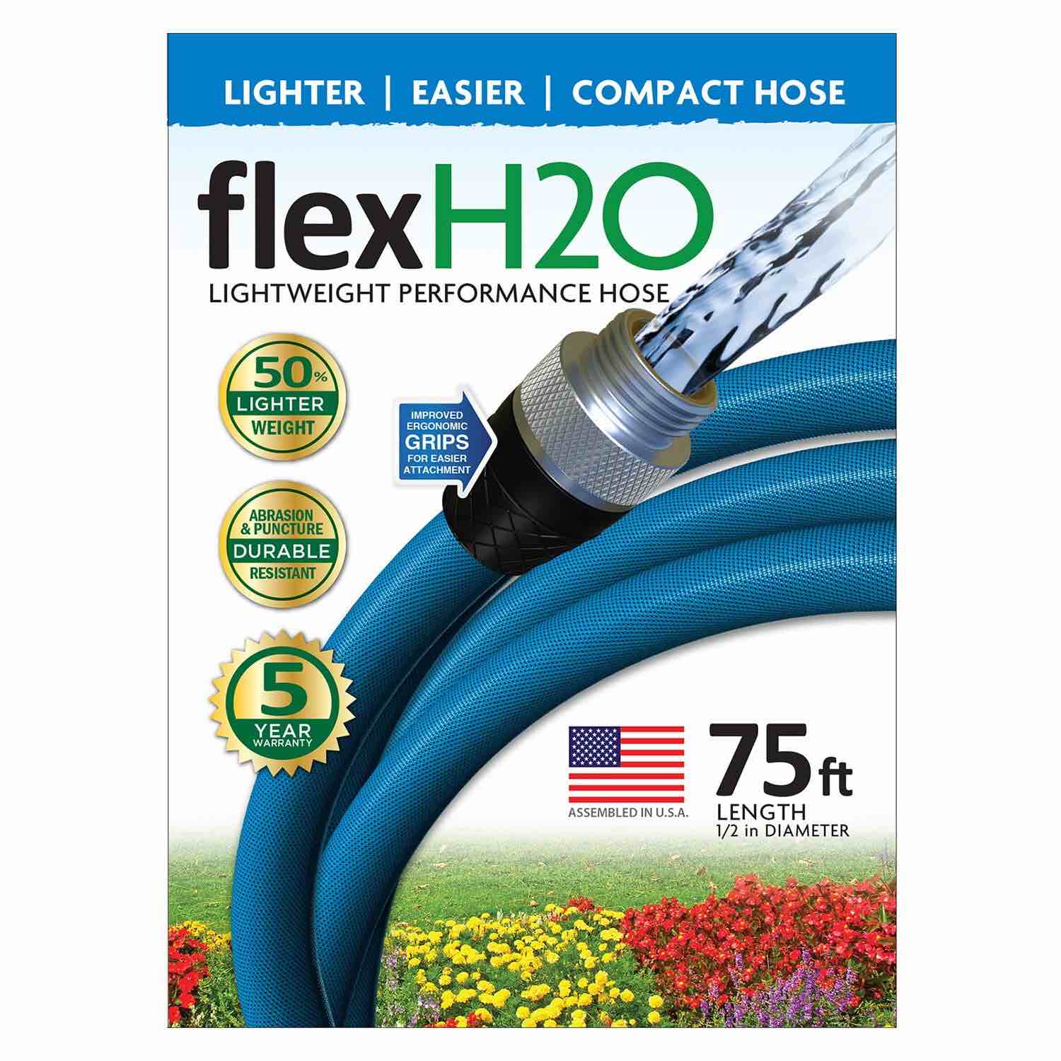 flexh2o 75' lightweight performance hose