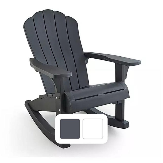keter rocking adirondack chair