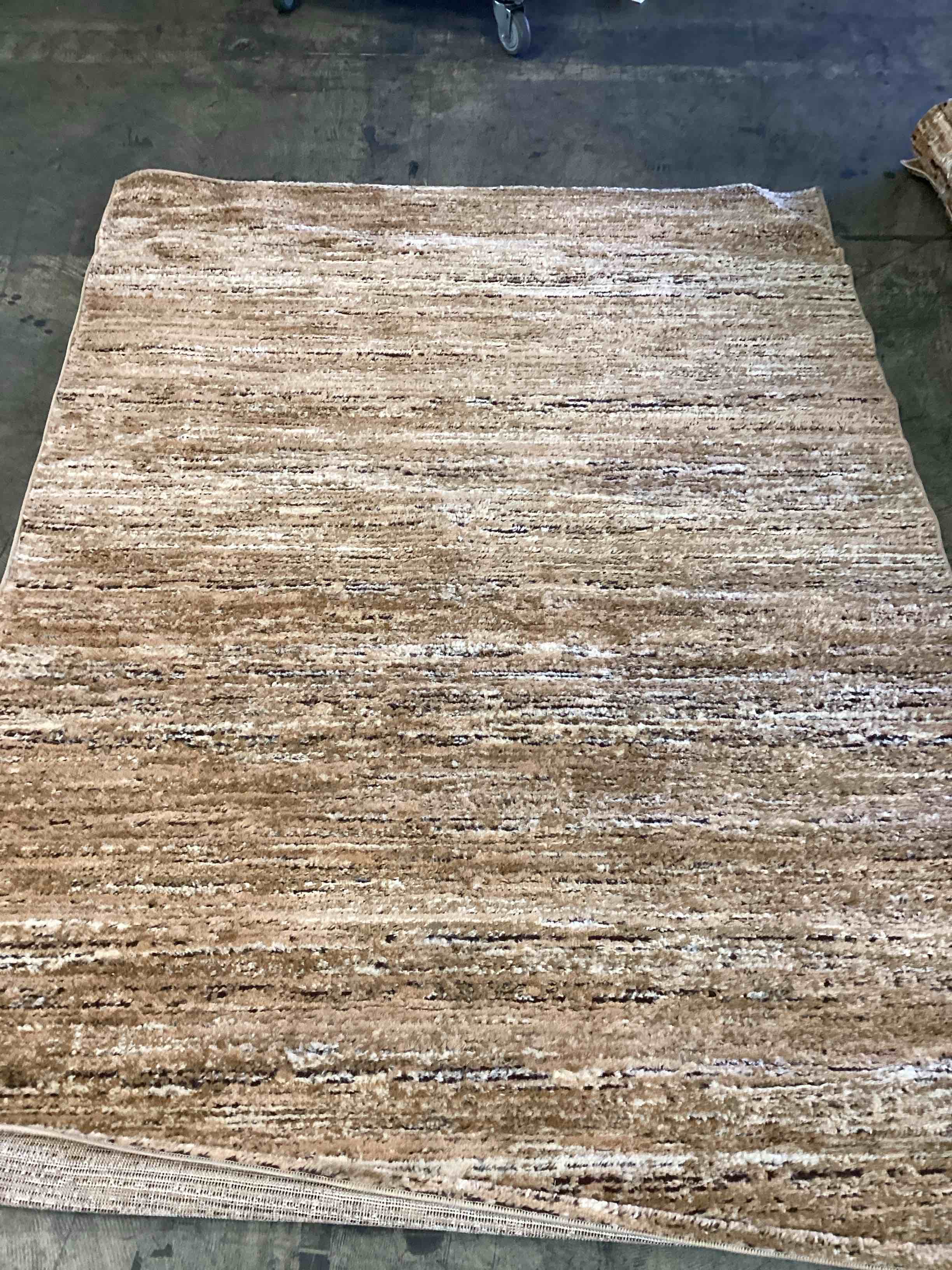 Gabardin Rug 5” x 7” brown/beige 