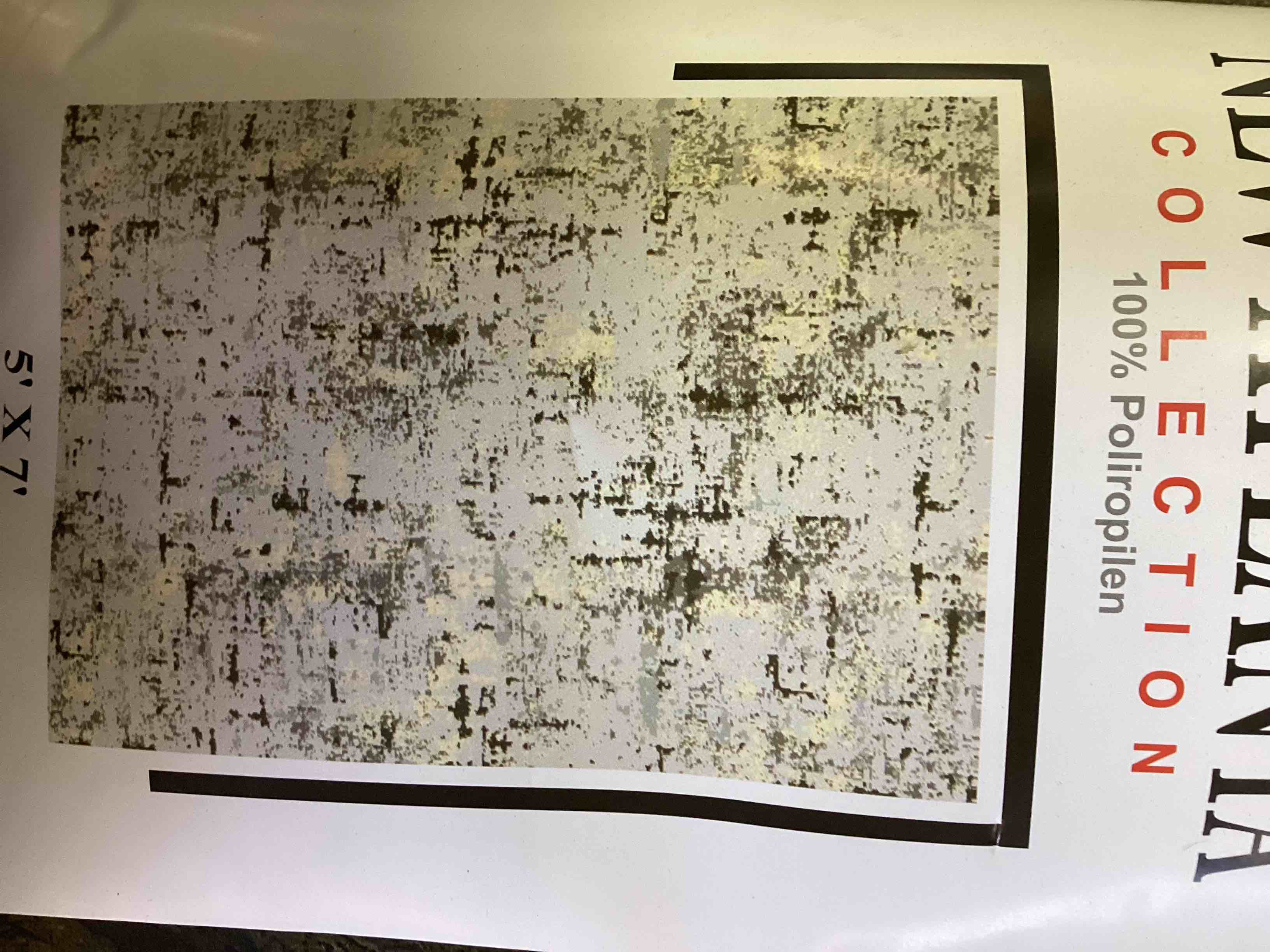 New Atlanta  5’ x 7’ grey/beige