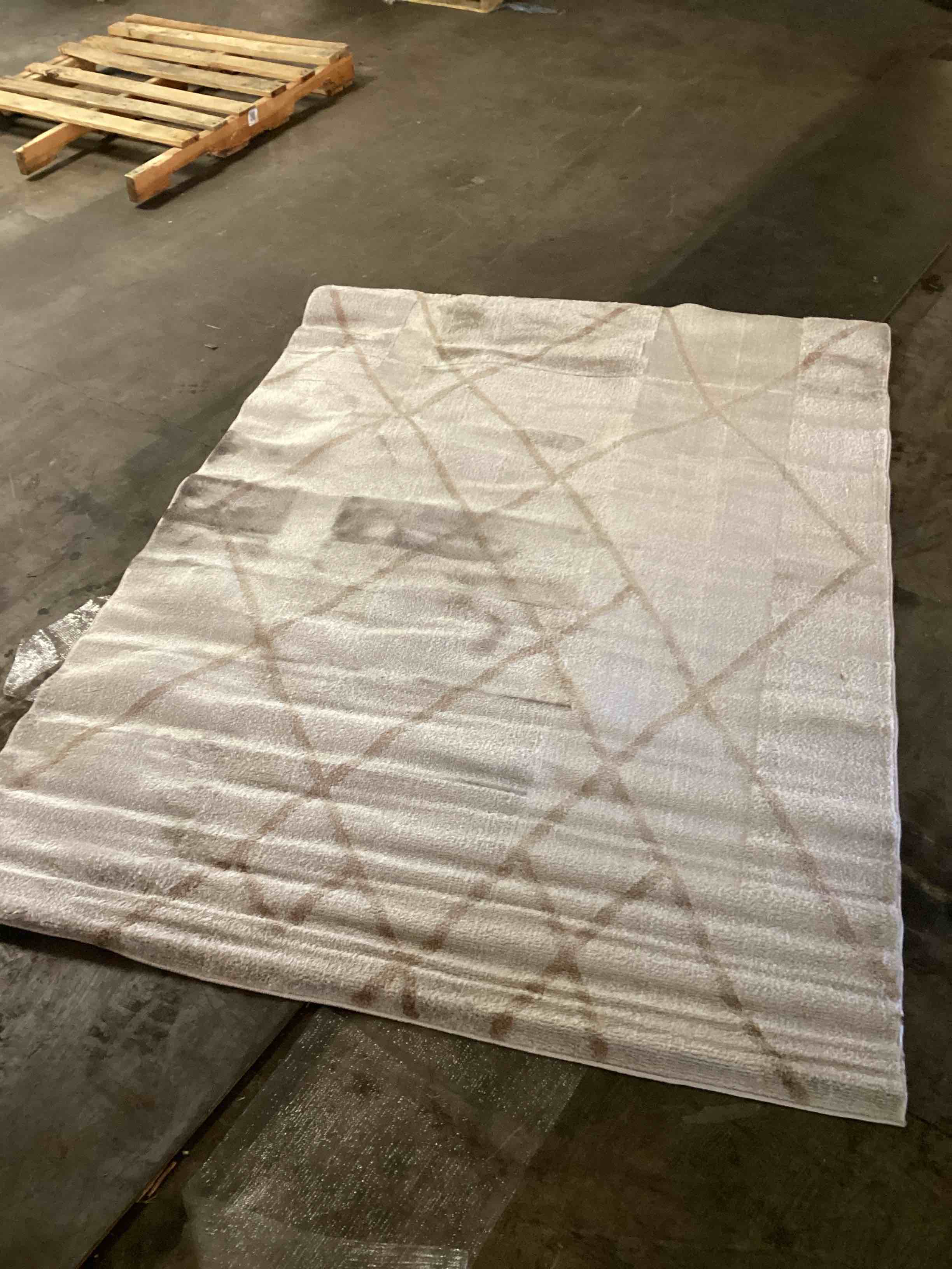 Rakkas Collection Ohio Area Rug (5’*7’) grey/ bej