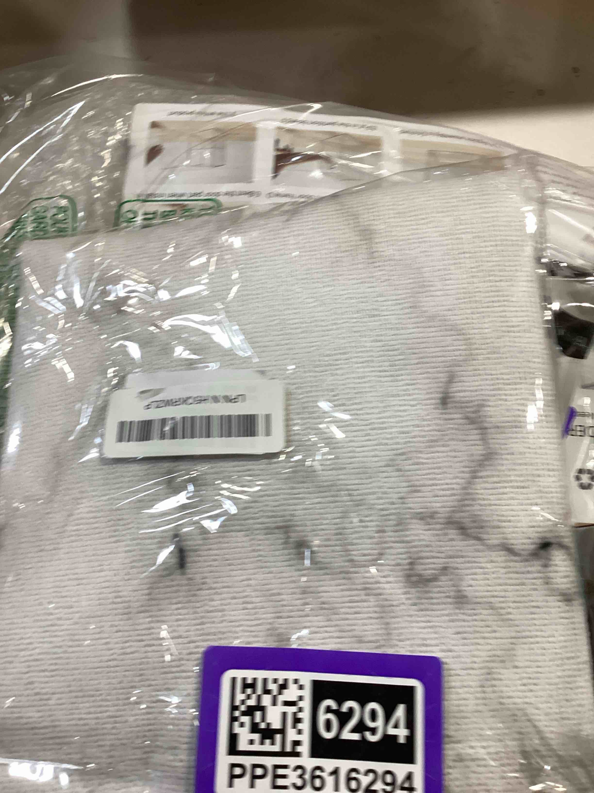 large dish drying mat for kitchen counter,18"x24" grey and white marble super absorbent reversible m