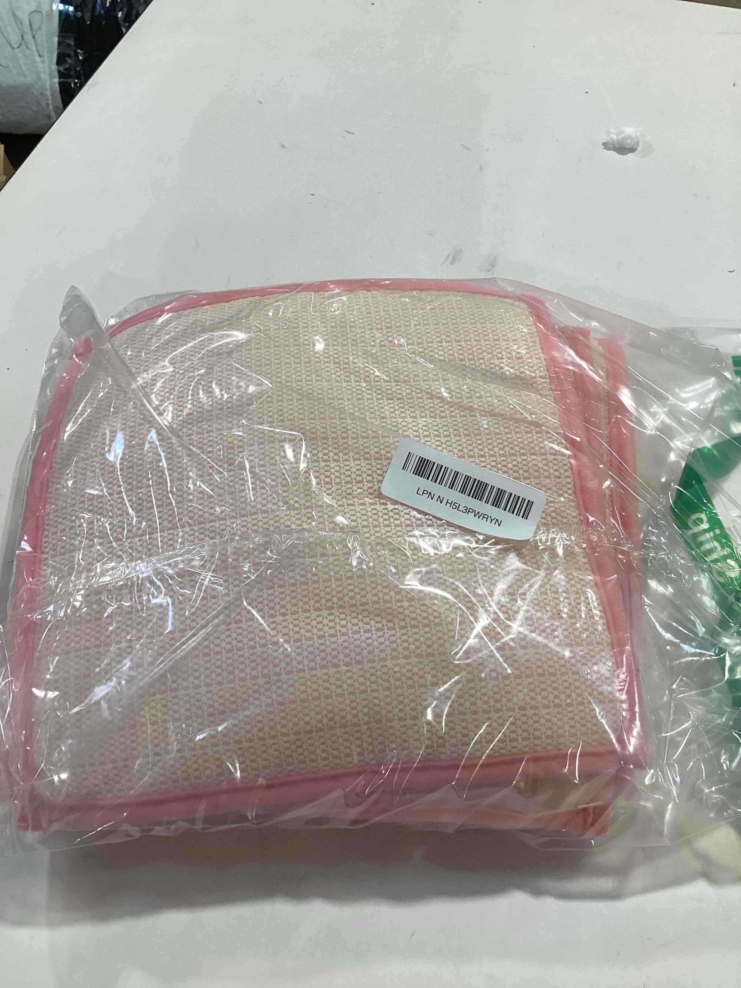 Gosodeny 4 Pcs Pink 10'' Locker Rug School Cute Locker Decor with Anti-Slip Backing Chenille Materia