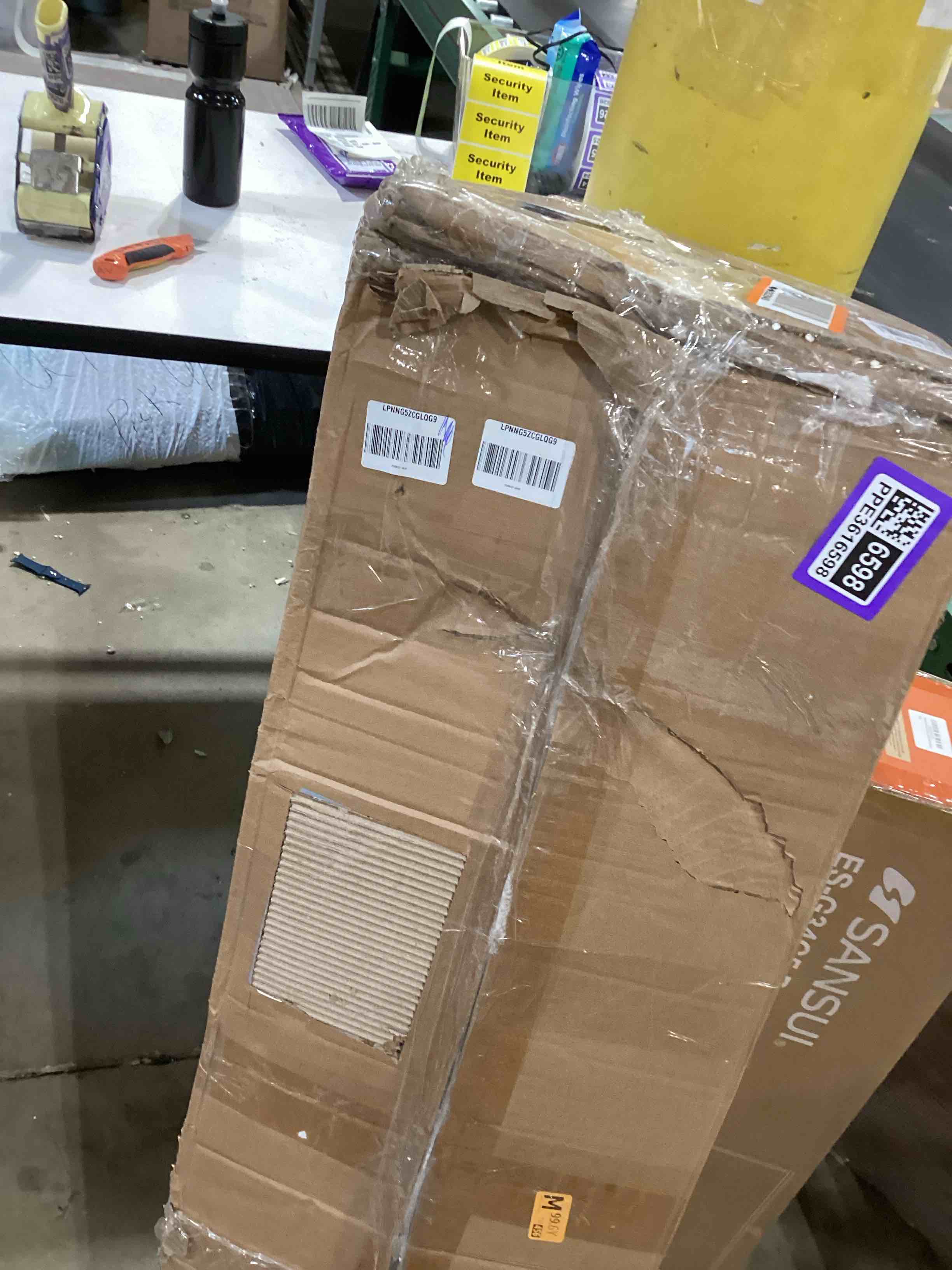 Long Console Table with Storage, Fluted Entryway Slim Sofa Tables Behind Couch Entryway Table, Moder