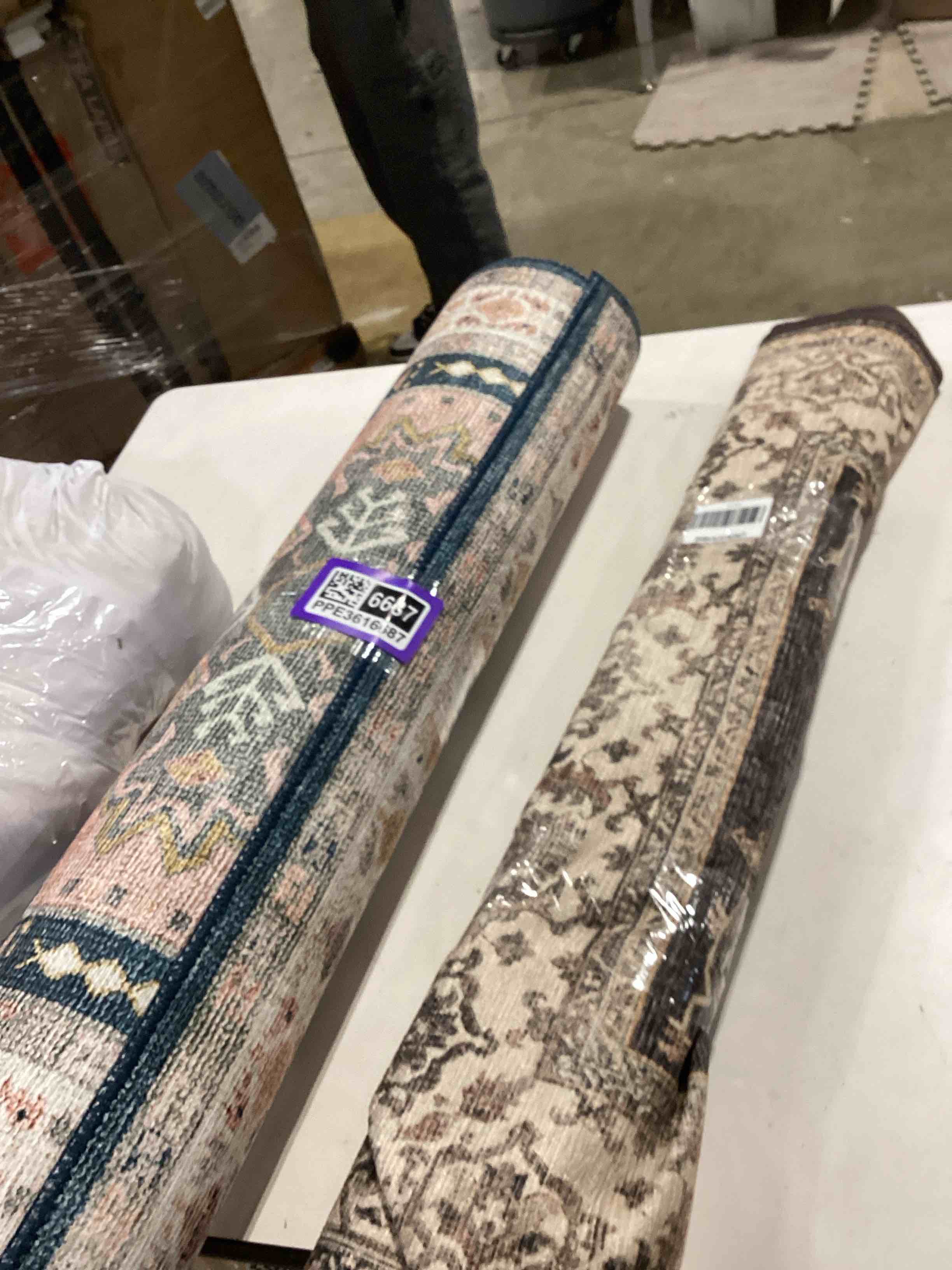 RUGGABLE Washable Vintage Runner Rug – Verena Dark Wood 2.5x7, Stain-Resistant, Non-Slip Hallway Run