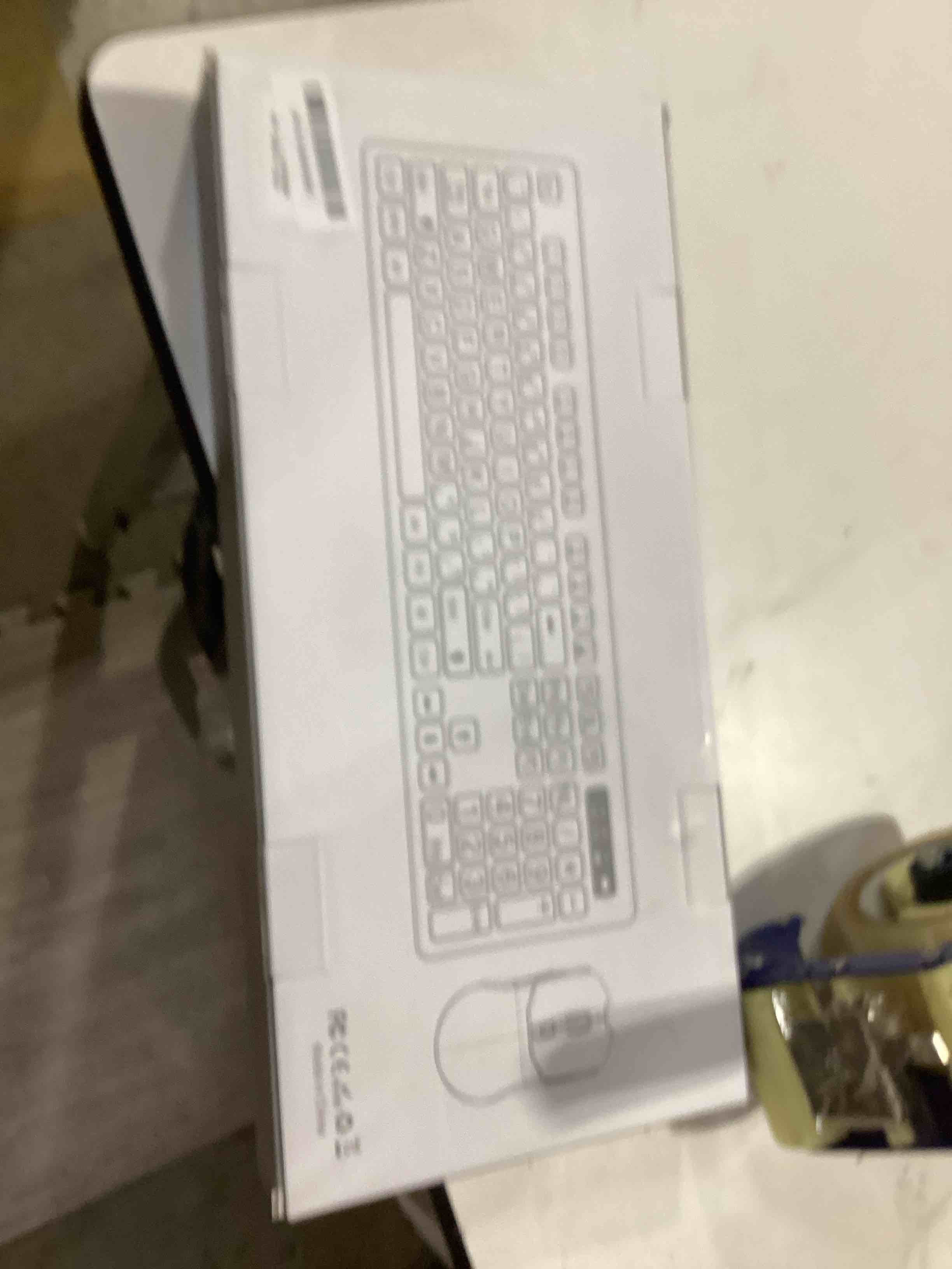 Backlit Large Print Wireless Keyboard and Mouse Combo, 2.4G Full Size Keyboards with Light Up Large 