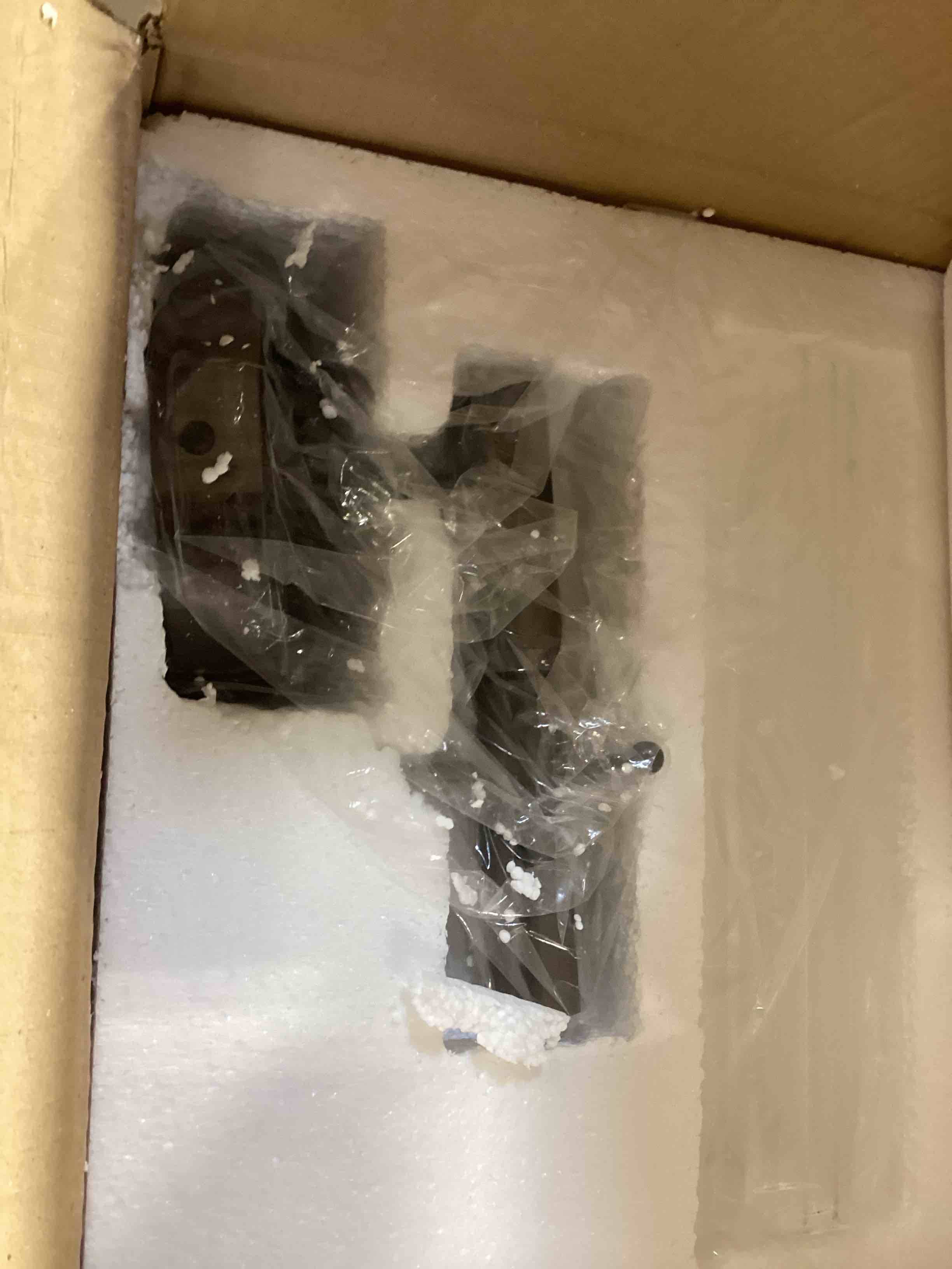 BYOLIIMA Black Bathroom Vanity Light Fixtures with Striped Clear Glass Shades Modern Wall Sconces Di