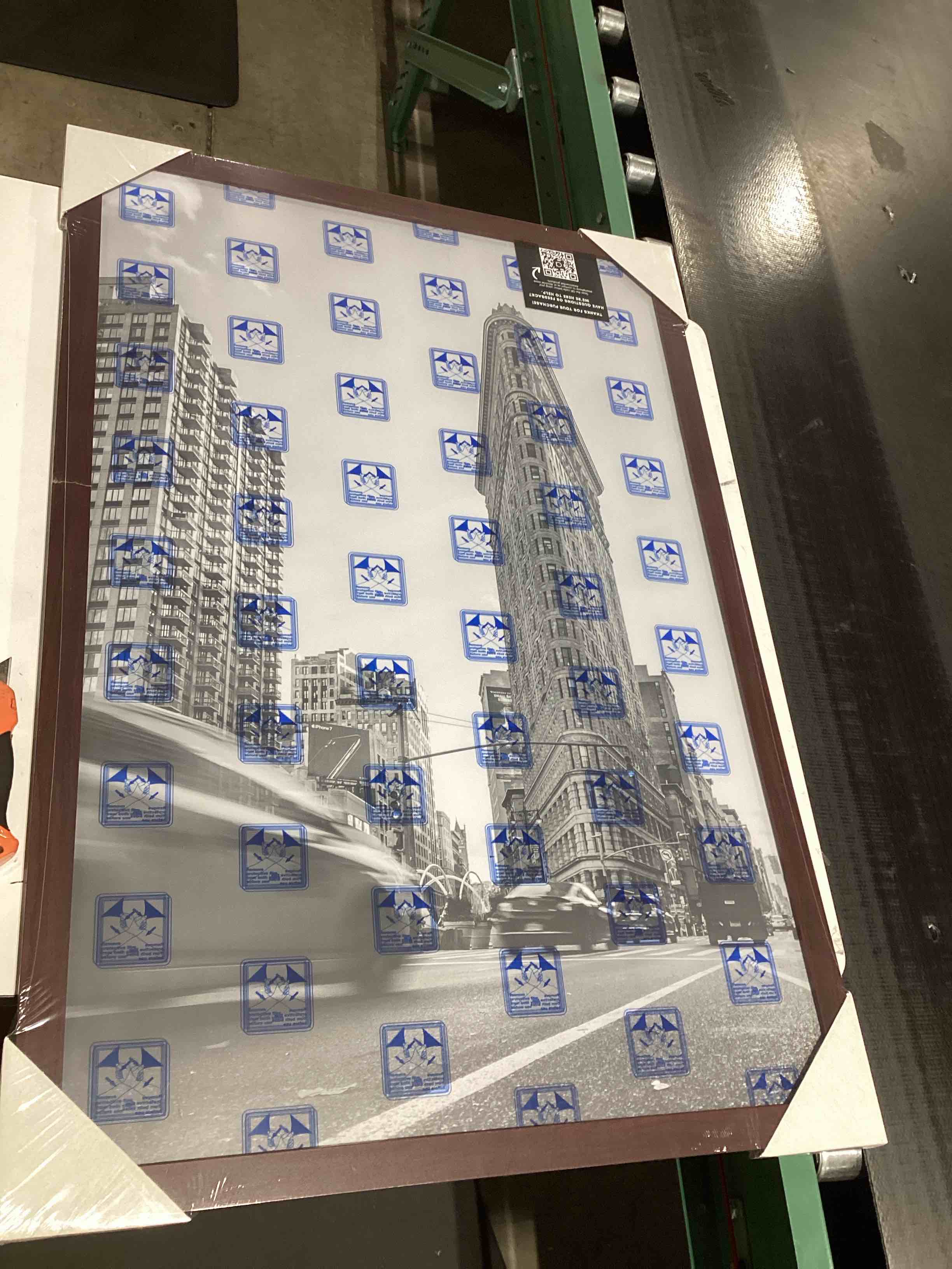 Americanflat 24x36 Poster Frame with Polished Plexiglass - Wide Picture Frames Made of Engineered Wood for Vertical or Horizontal Wall Display - Epic Collection - Mahogany