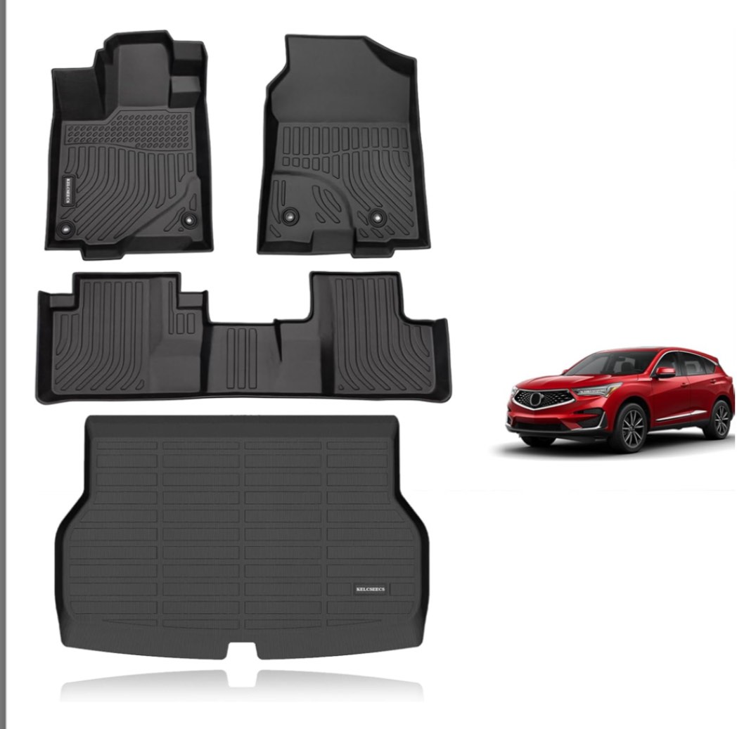 Condition photo showing As Is for kelcseecs® floor mats & cargo liner custom for acura rdx 2016 2017 2018,all weather protection tpe f