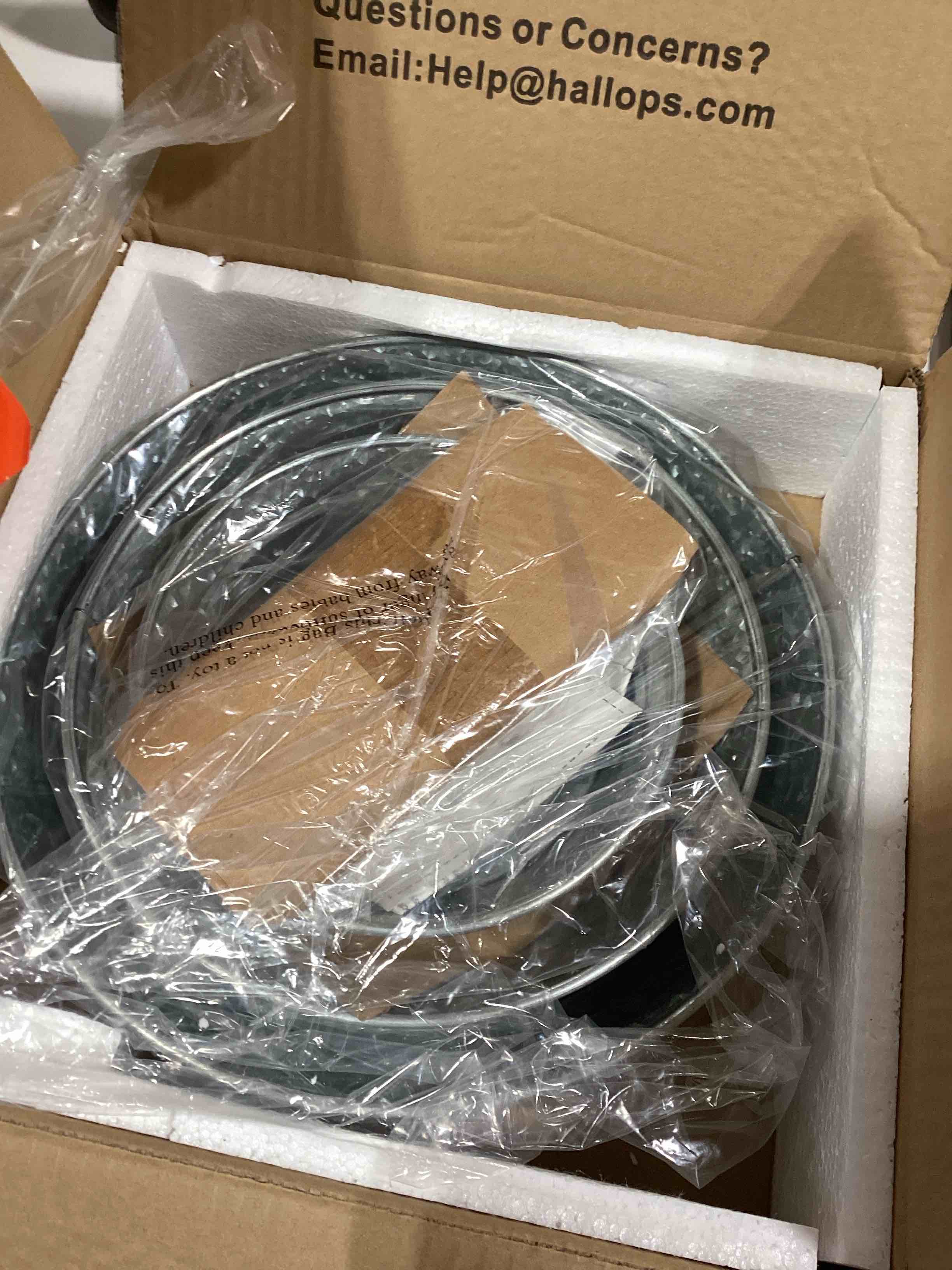 3 Tier Serving Tray, Galvanized Metal Cupcake Stand Vintage Dessert Appetizer Stand, Rustic Home and Garden Display Stand for Country Farmhouse, Kitchen, Indoor, Outdoor Use