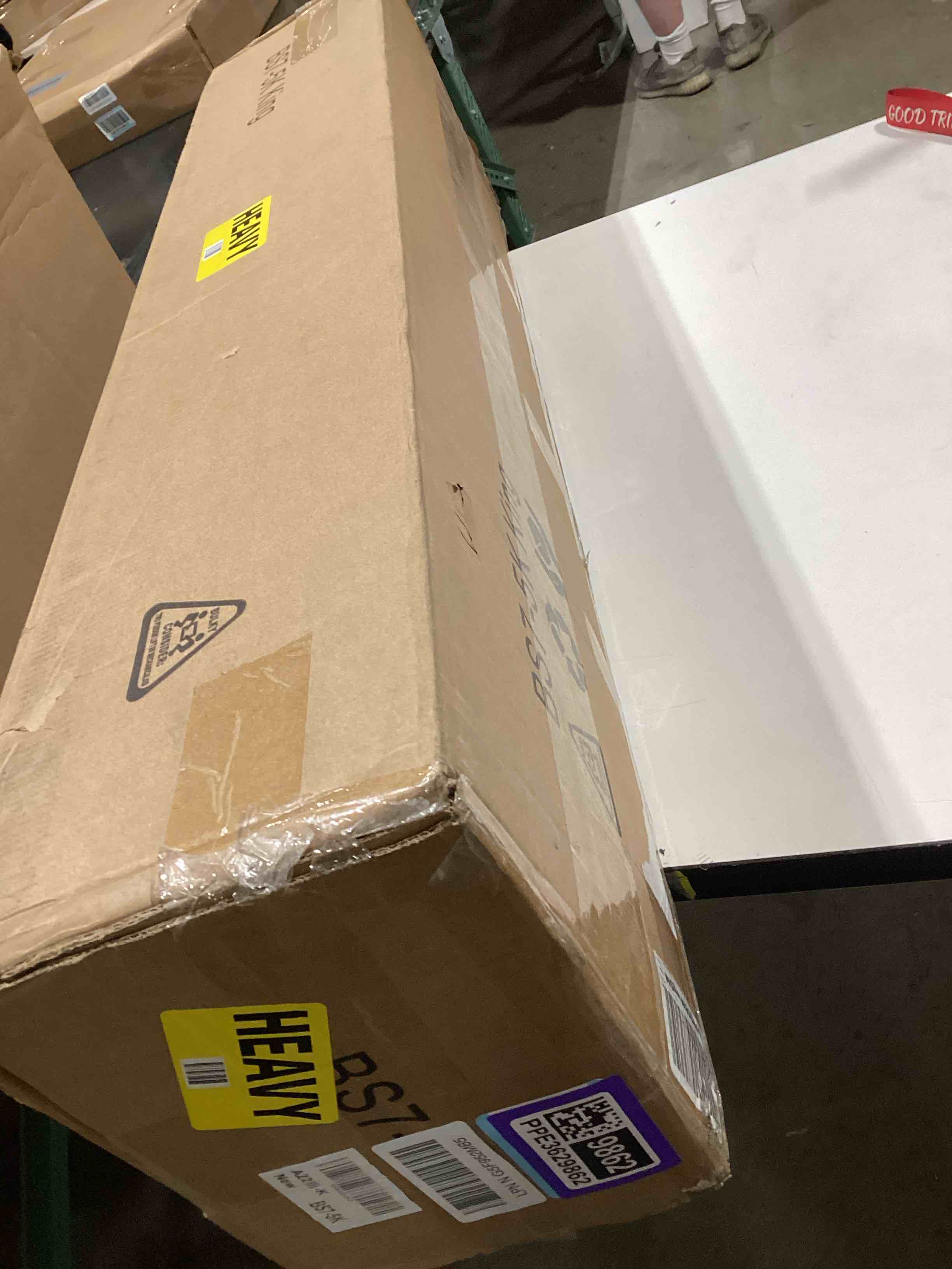 Condition photo showing Good Condition for King Box Spring - 7 Inch High Profile Box Spring for King Bed, Sturdy Metal Frame Mattress Foundation, Easy Assembly, Quiet & Noise-Free 7 Inch King