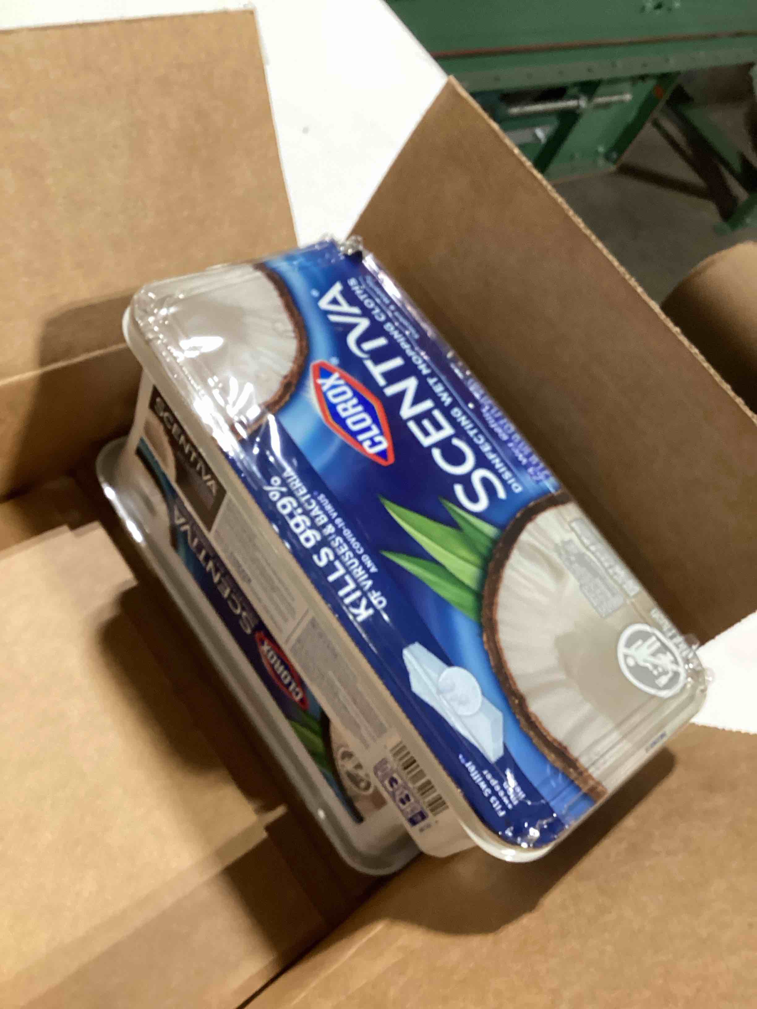 Clorox Scentiva Disinfecting Wet Mopping Pad Refills for Floor Cleaning, Pacific Breeze & Coconut, 4