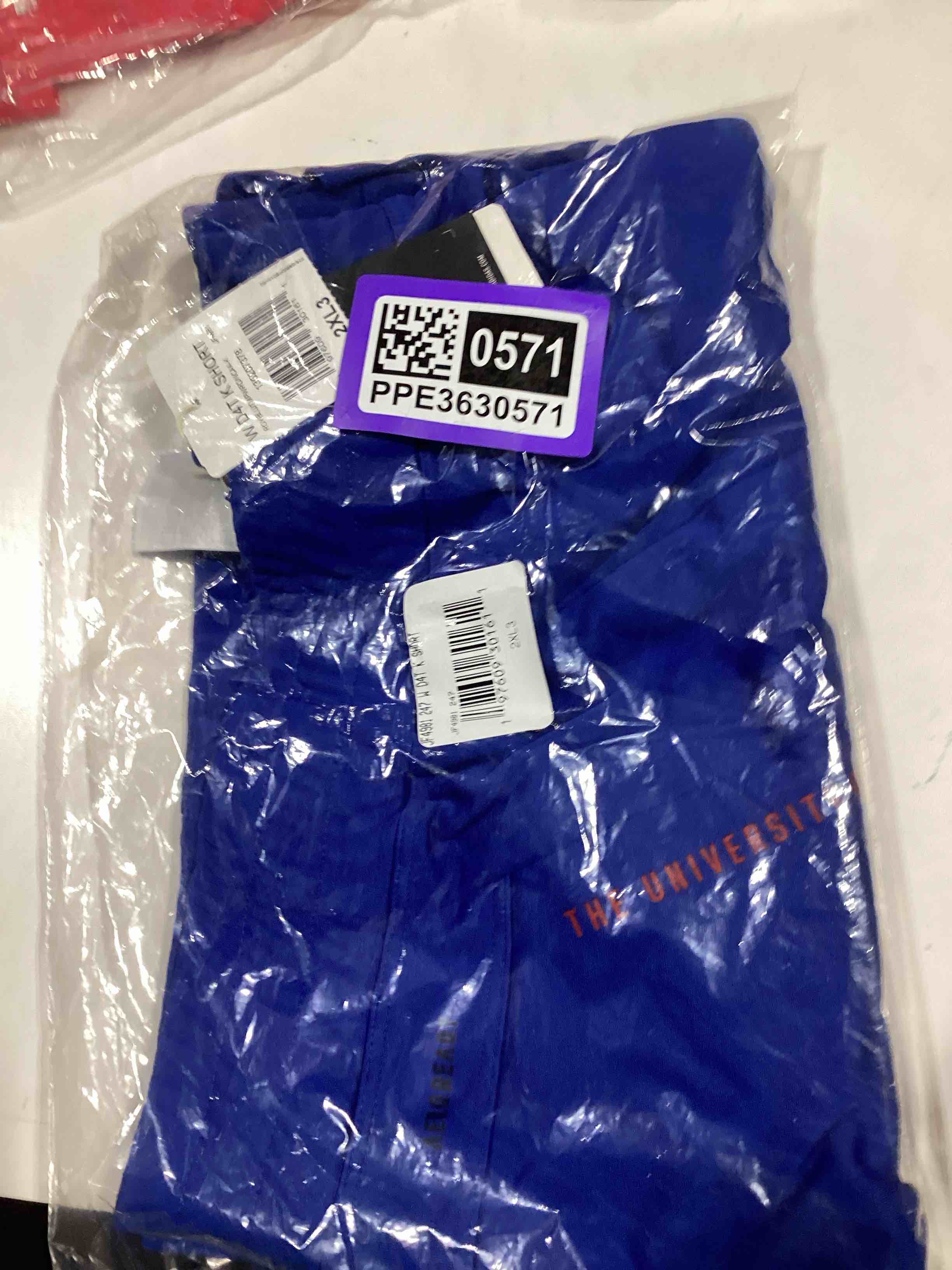 adidas Women's D4T Woven Kansas University Training Shorts, Team Royal Blue/Team Power Red/NCAA Kans