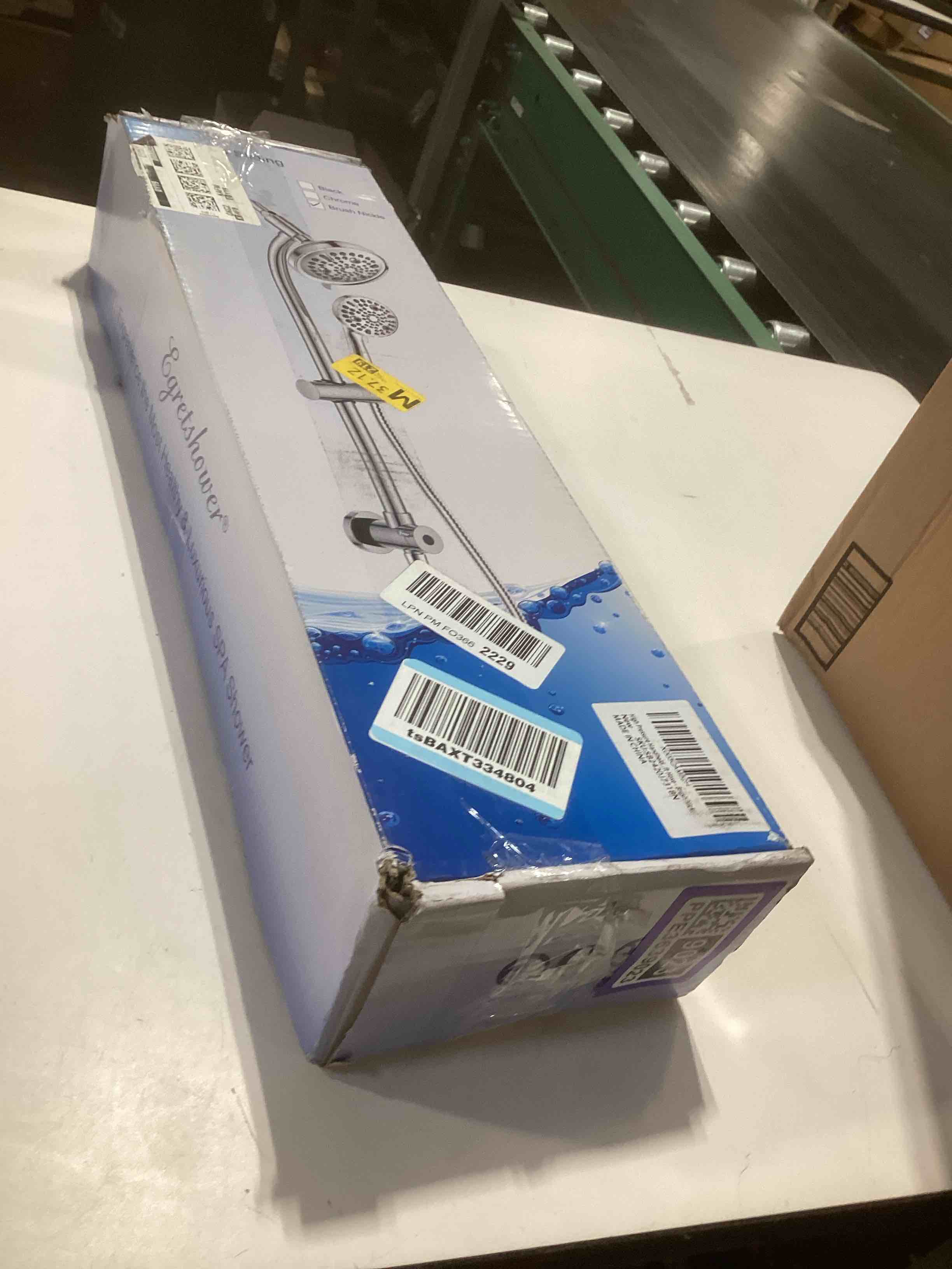 Condition photo showing Good Condition for High Pressure Handheld/Rain 82-mode 3-way Shower Head Combo with 25.75" Adjustable Drill-free Stainless Steel Slide Bar, Pet & Tub Power Wash and Anti-clog Nozzles, with 5ft Hose - Brush Nickel