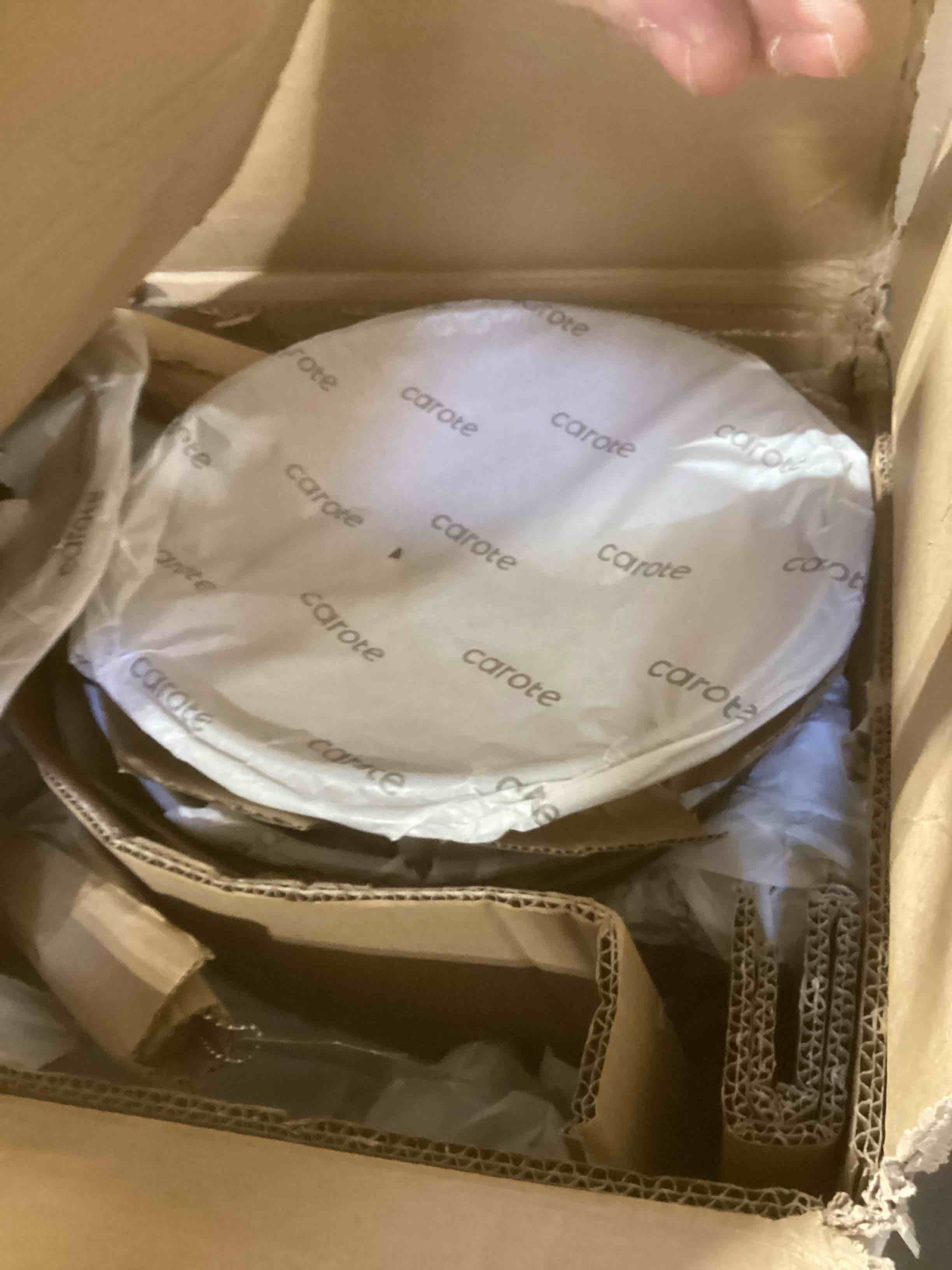 Condition photo showing Good Condition for CAROTE 26PCS Pots and Pans Set Non Stick, Cookware Set Pots and Pans Induction Cook Ware, Nonstick Kitchen Cooking, PFOA Free