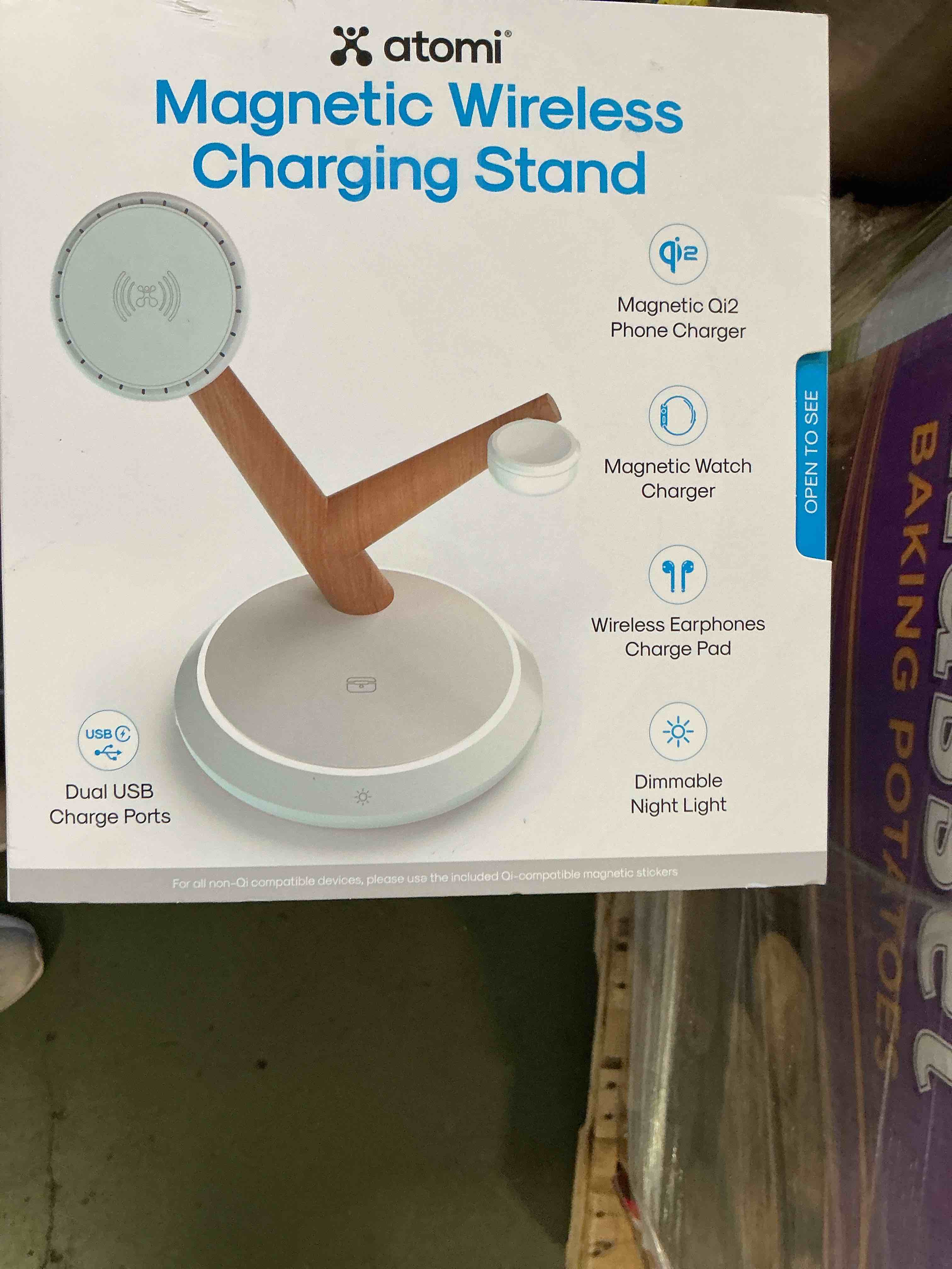 Atomi Qi2 Magnetic Wireless Charging Stand