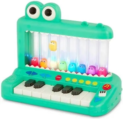 Battat Croco Pop Piano Toy Keyboard