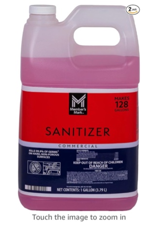 Commercial Sanitizer (128 oz.) - 2 Pack