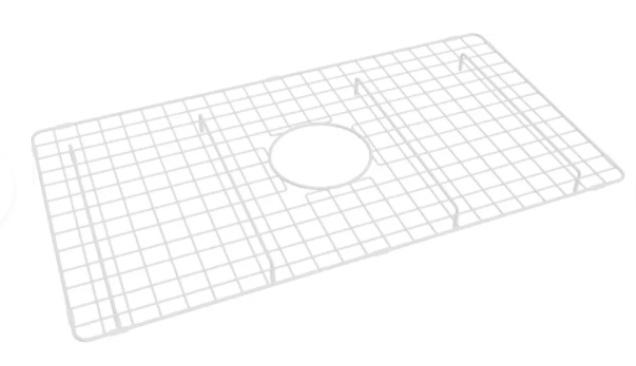 Wire 26” x 14.5” White wire sink grid