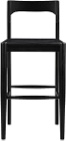 Moe's Home Collection Owing Wood Bar Stool Black Color