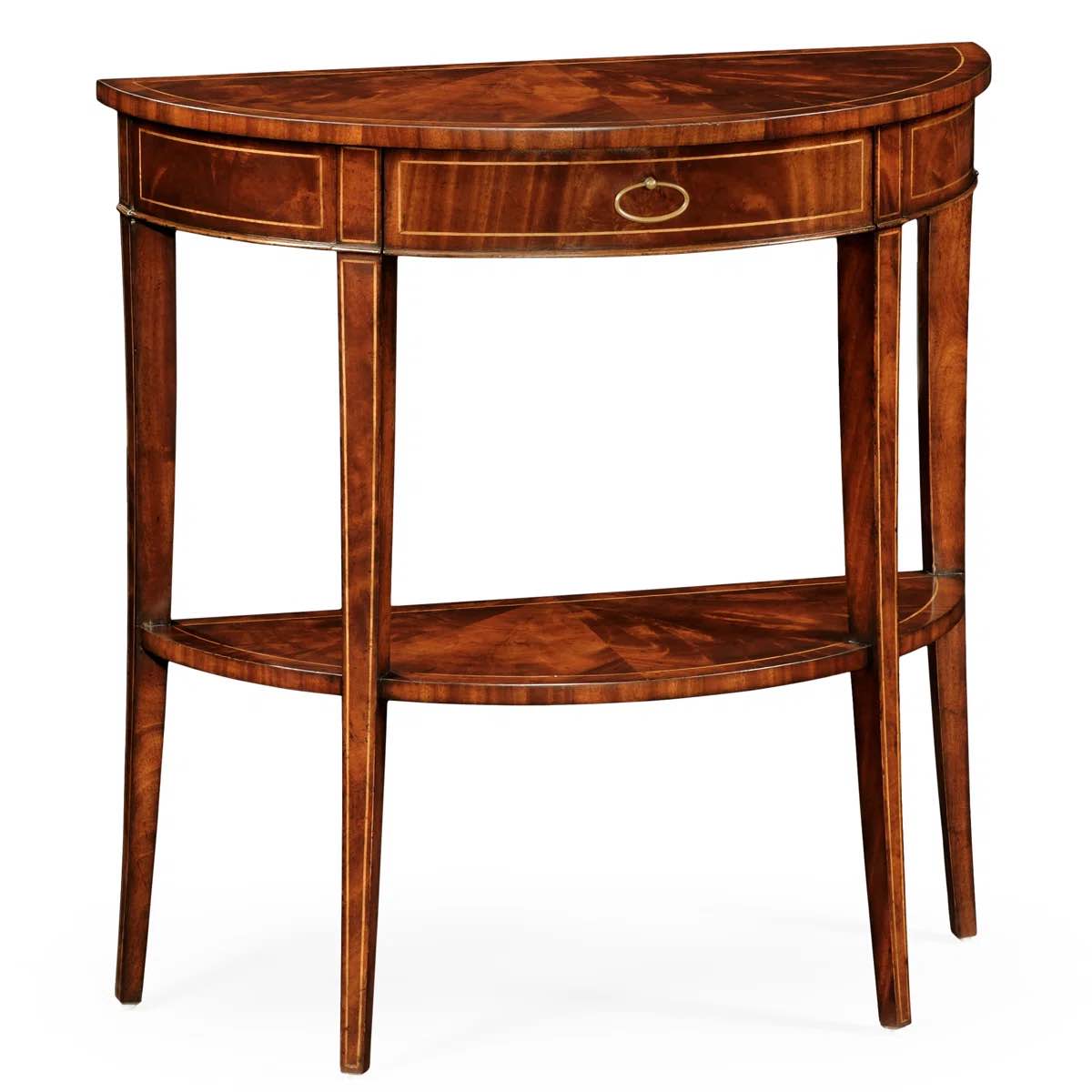 Clean and Classic32” W Solid Wood Console Table