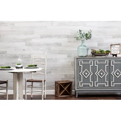 E-Z WALL 4”x36” Peel and Stick Wall Paneling  dark gray