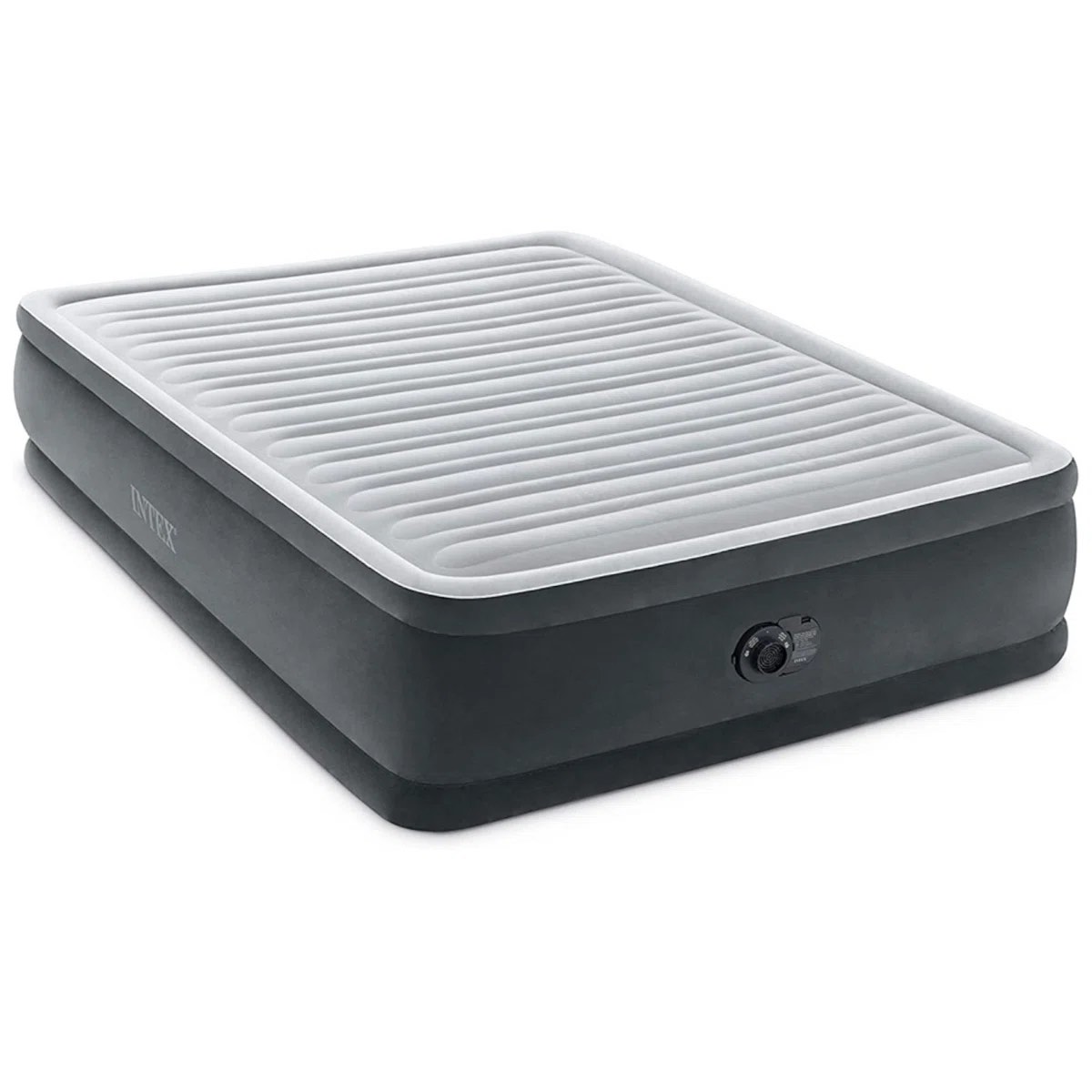 Intex 18" Queen Comfort Plush Elevated DuraBeam Airbed with Internal Electric Pump